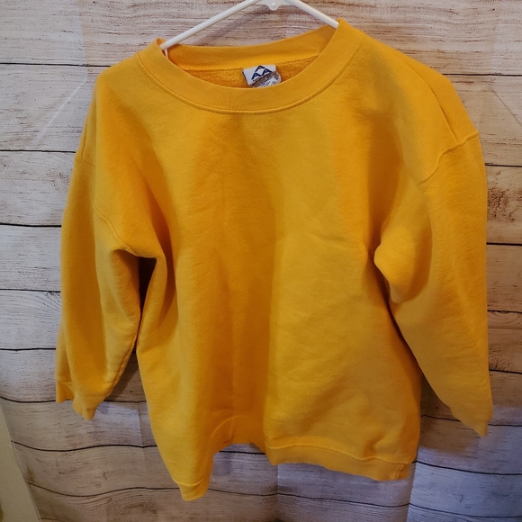 Alstyle Tops - Last Call Vintage Bright Orange  Sweatshirt